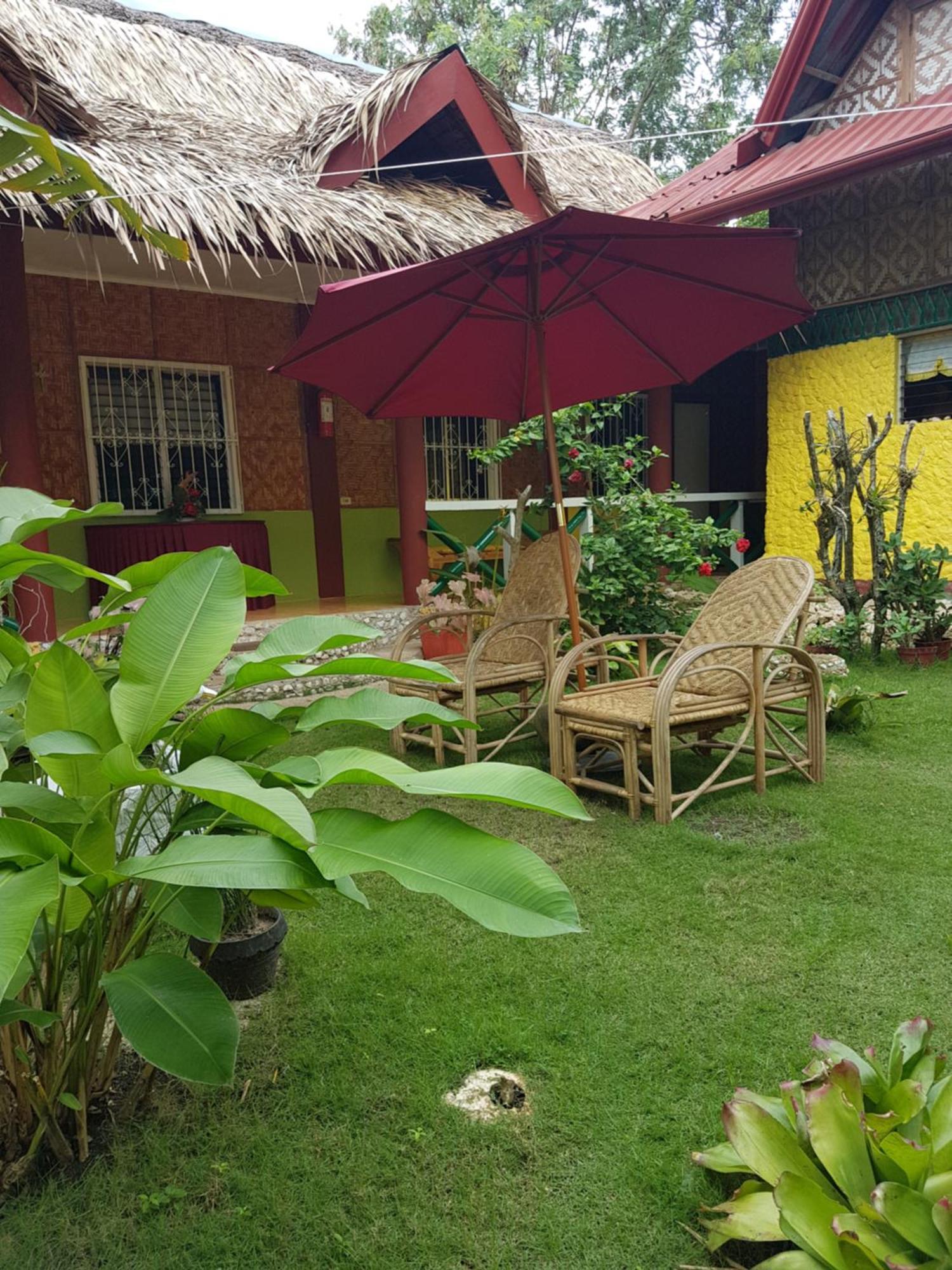 Traville Huts Palm Beach Inn Panglao Dış mekan fotoğraf