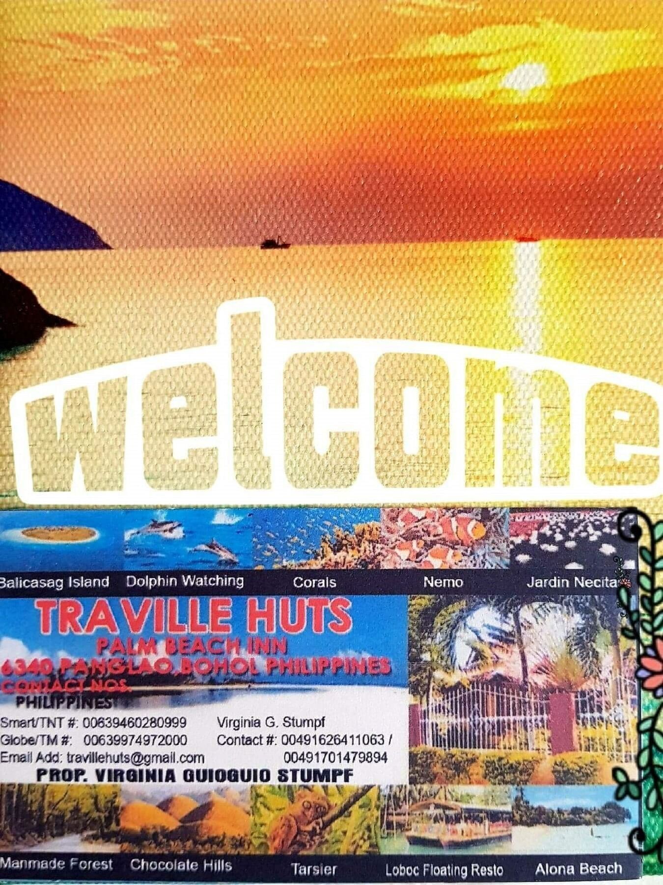 Traville Huts Palm Beach Inn Panglao Dış mekan fotoğraf