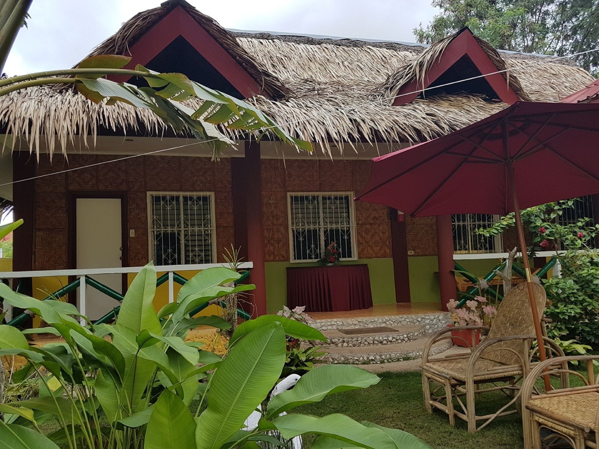 Traville Huts Palm Beach Inn Panglao Dış mekan fotoğraf