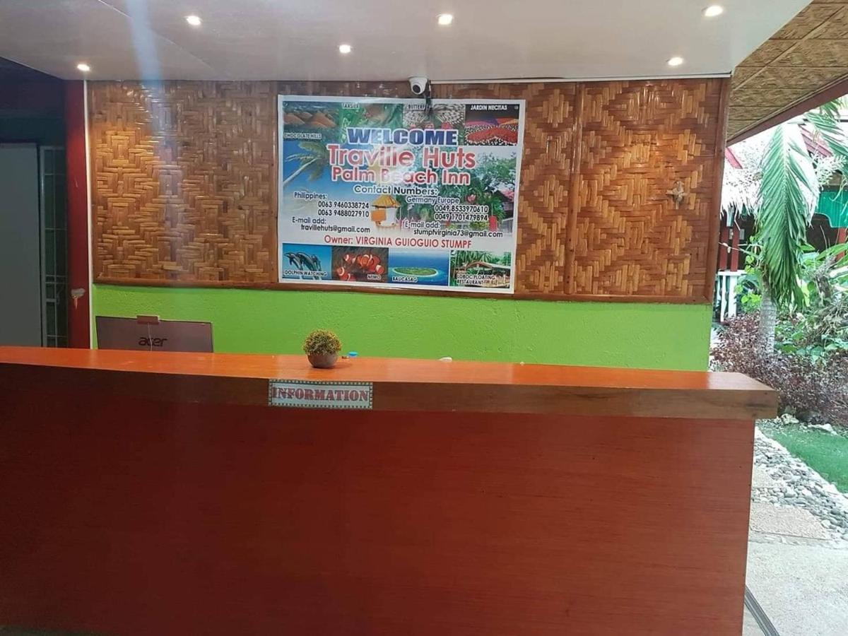 Traville Huts Palm Beach Inn Panglao Dış mekan fotoğraf