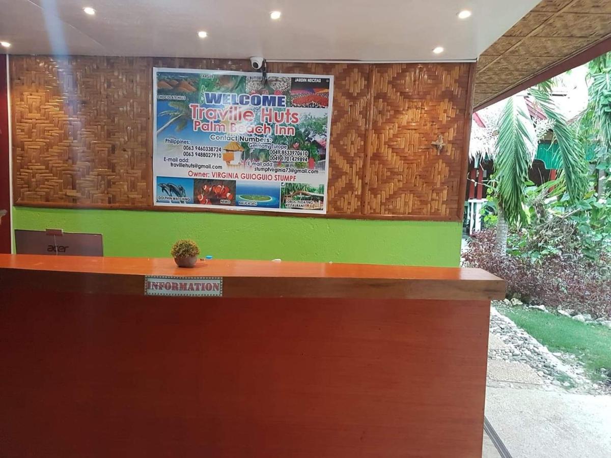 Traville Huts Palm Beach Inn Panglao Dış mekan fotoğraf